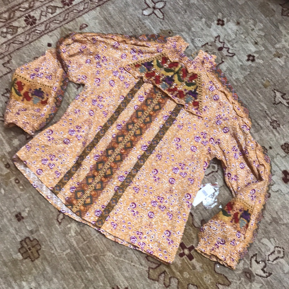 Anthropologie Maeve NWT boho peasant romantic